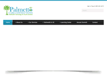 Tablet Screenshot of palmettocareconnections.org